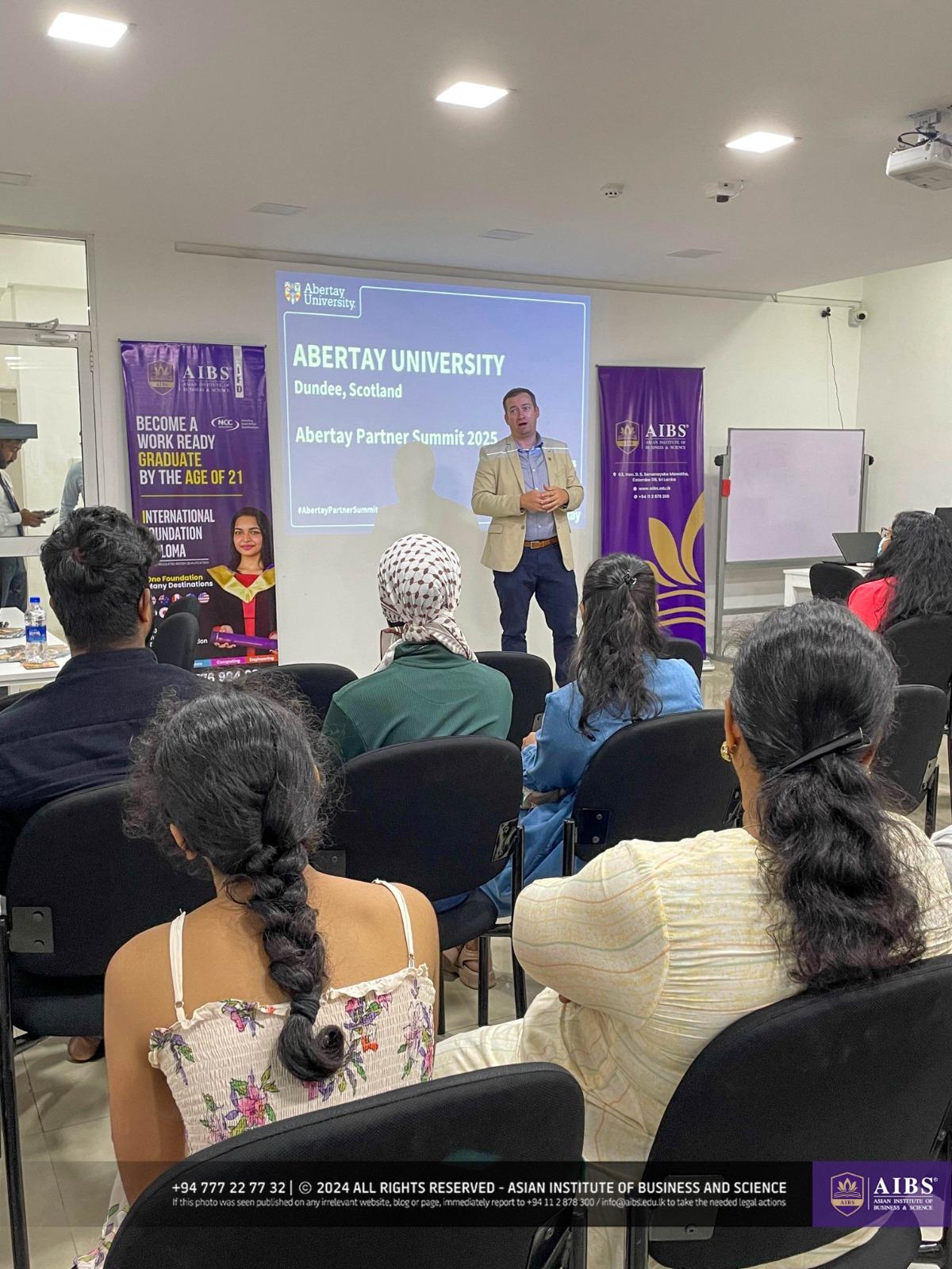Welcome Abertay University, UK