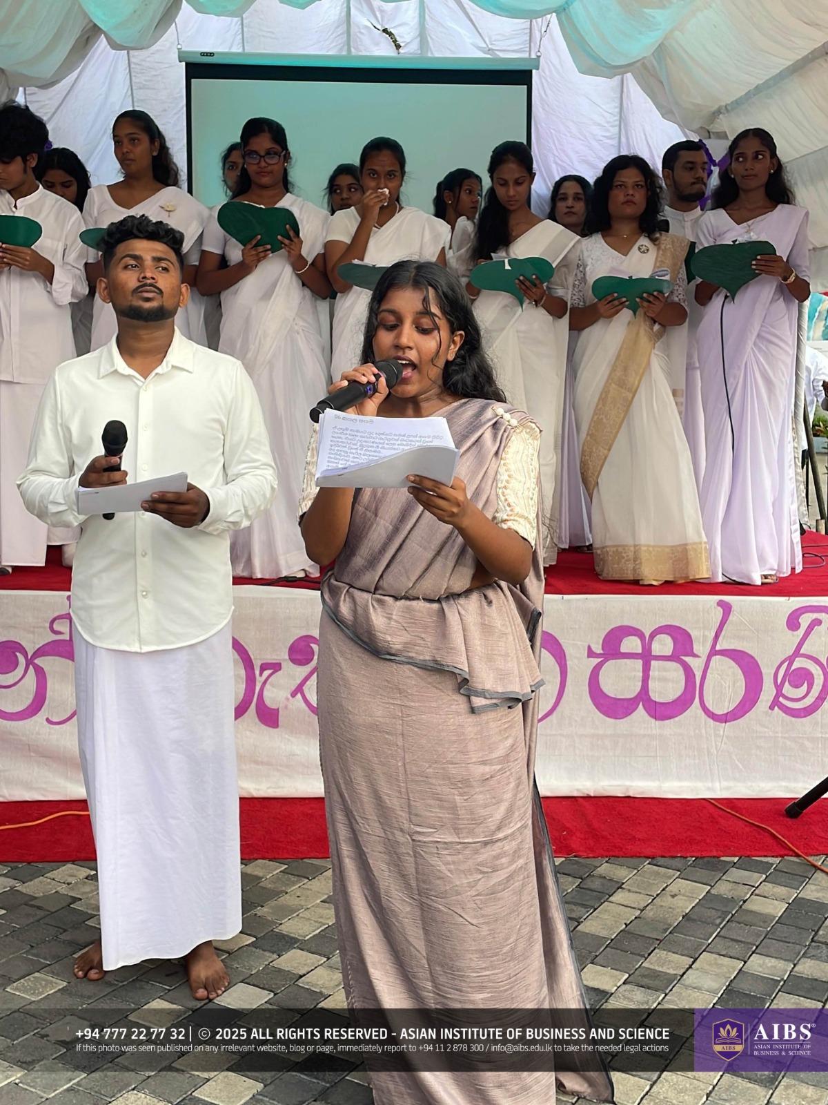 A Night of Light and Giving: Poson Celebrations at AIBS