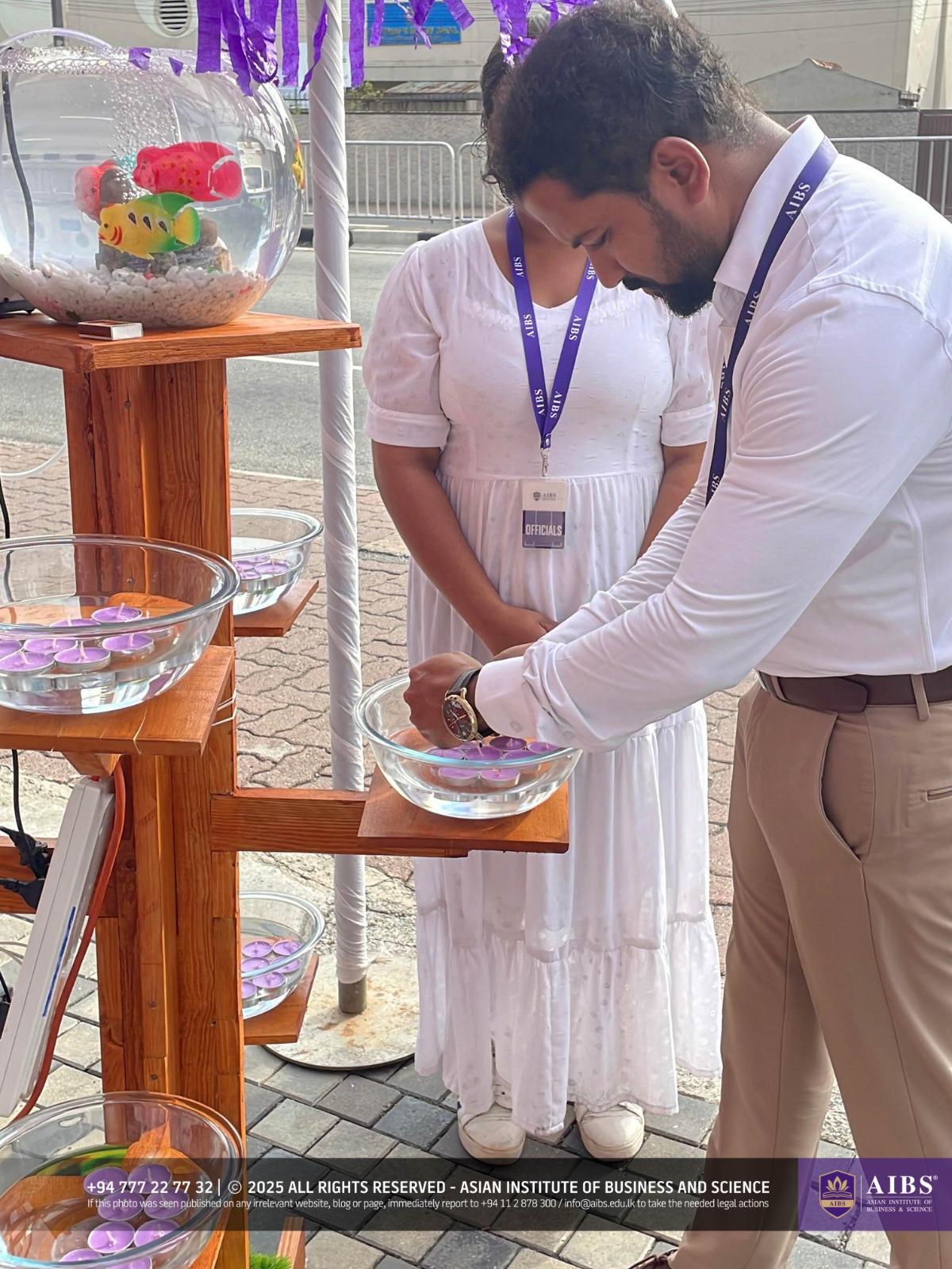 A Night of Light and Giving: Poson Celebrations at AIBS