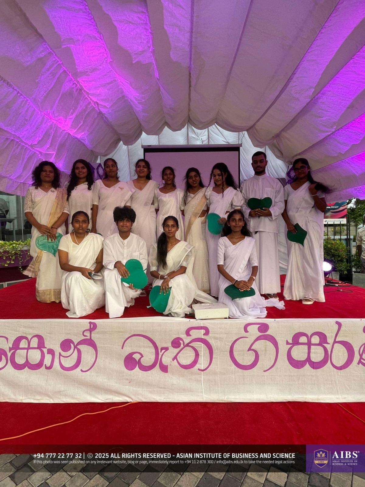 A Night of Light and Giving: Poson Celebrations at AIBS