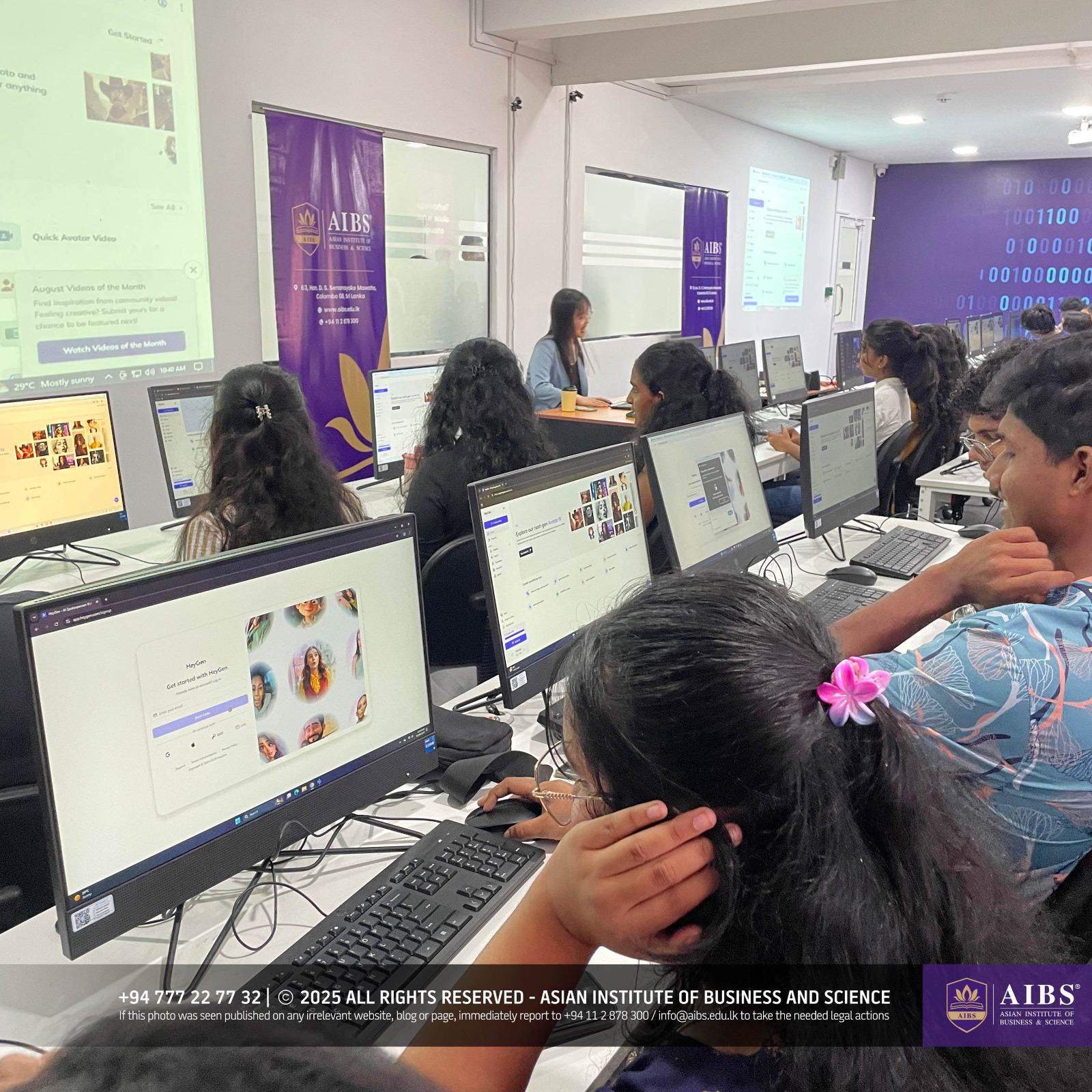 Deakin Week Sri Lanka 2025 – Session at AIBS Campus