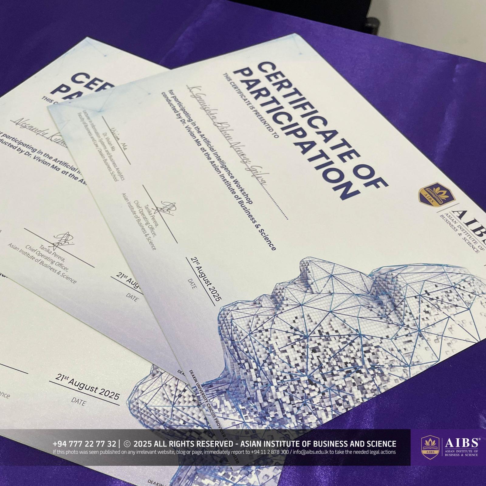 Deakin Week Sri Lanka 2025 – Session at AIBS Campus