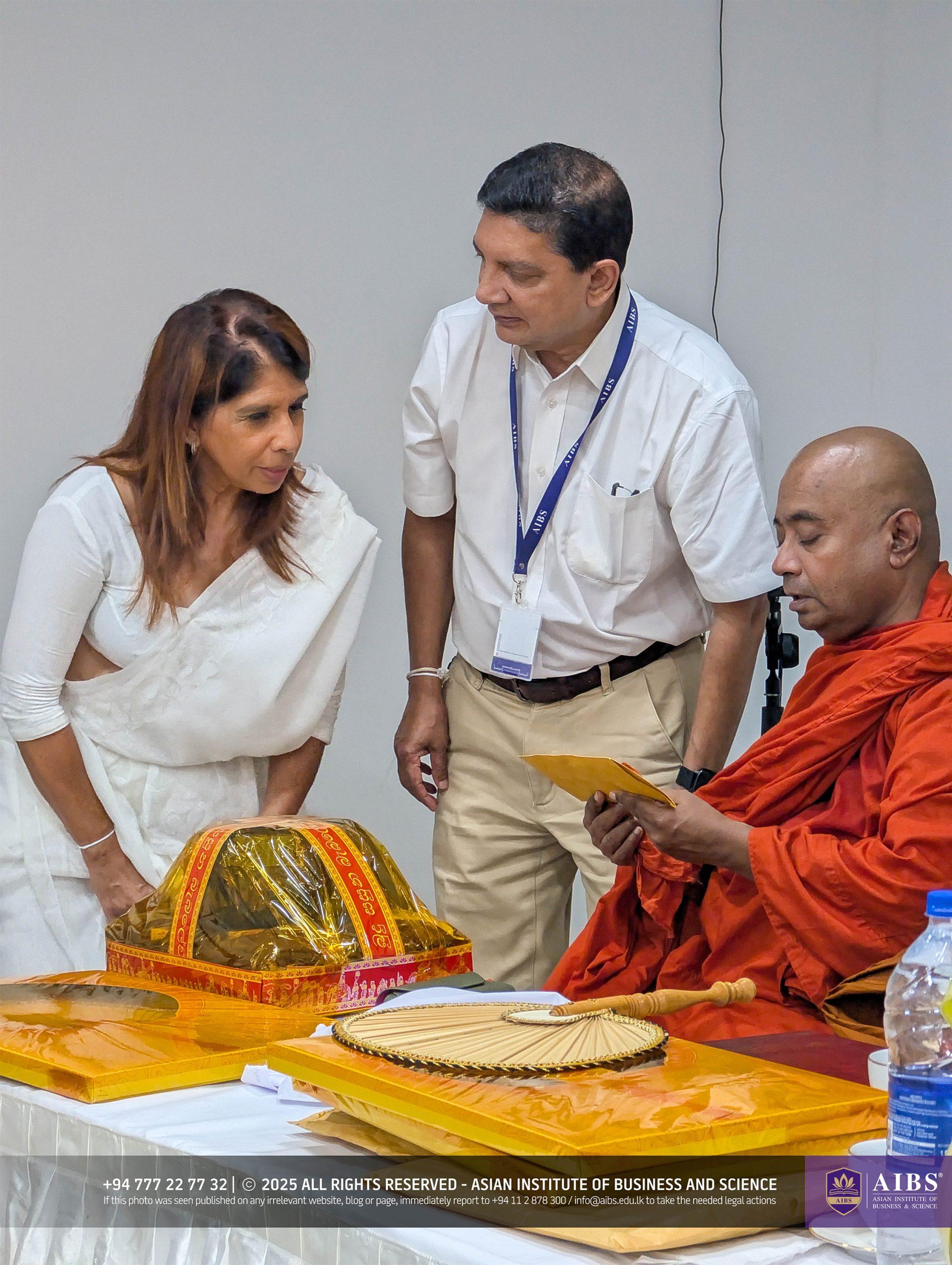 A moment of pure blessings at AIBS