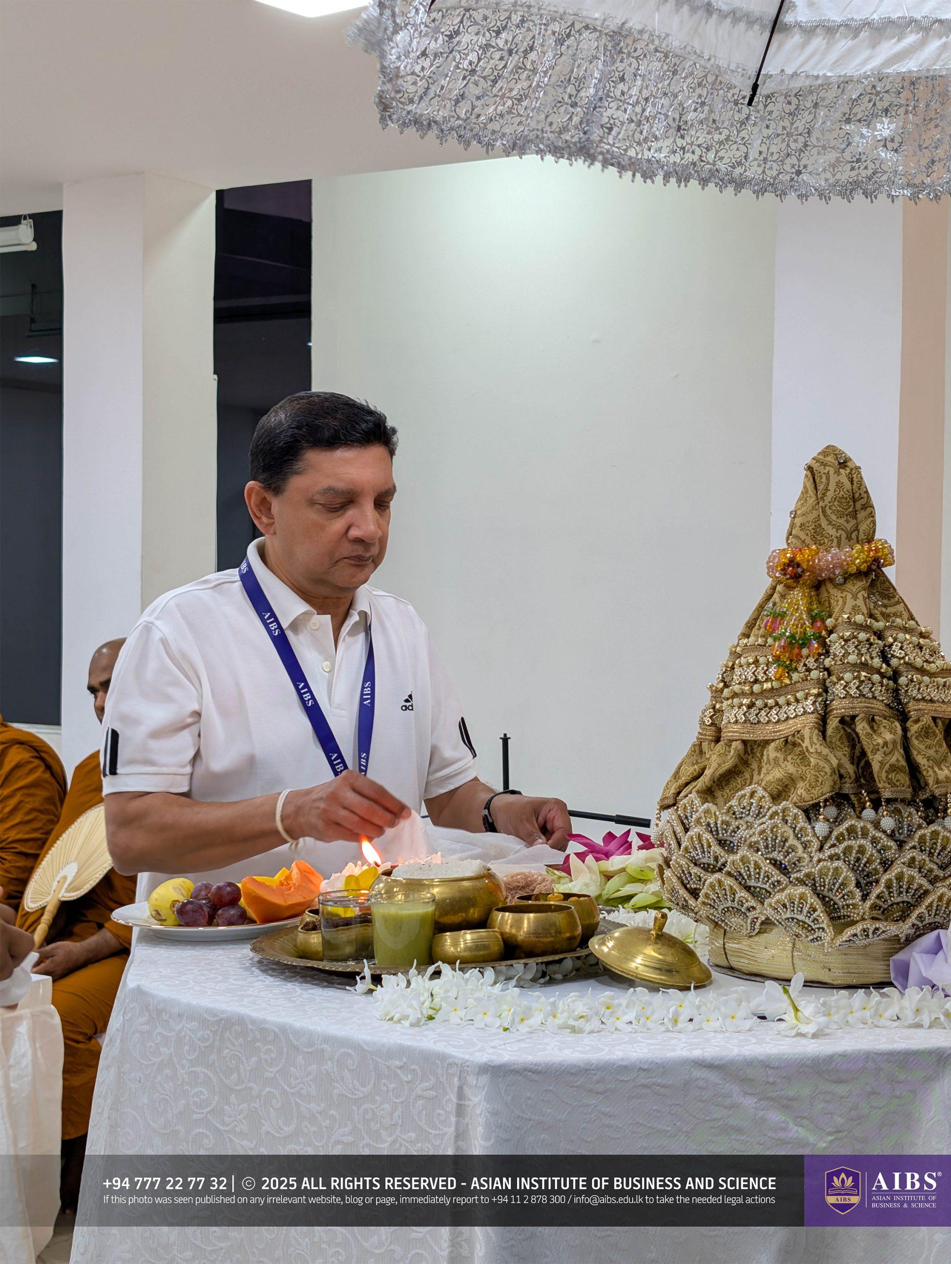 A moment of pure blessings at AIBS