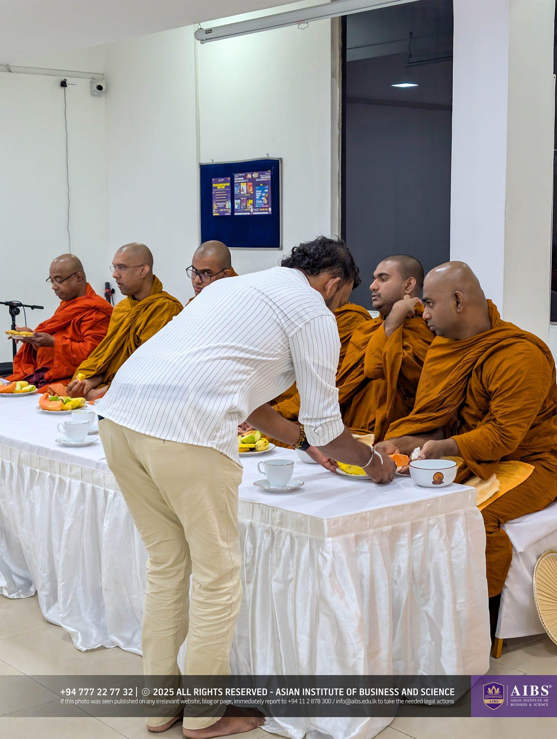 A moment of pure blessings at AIBS