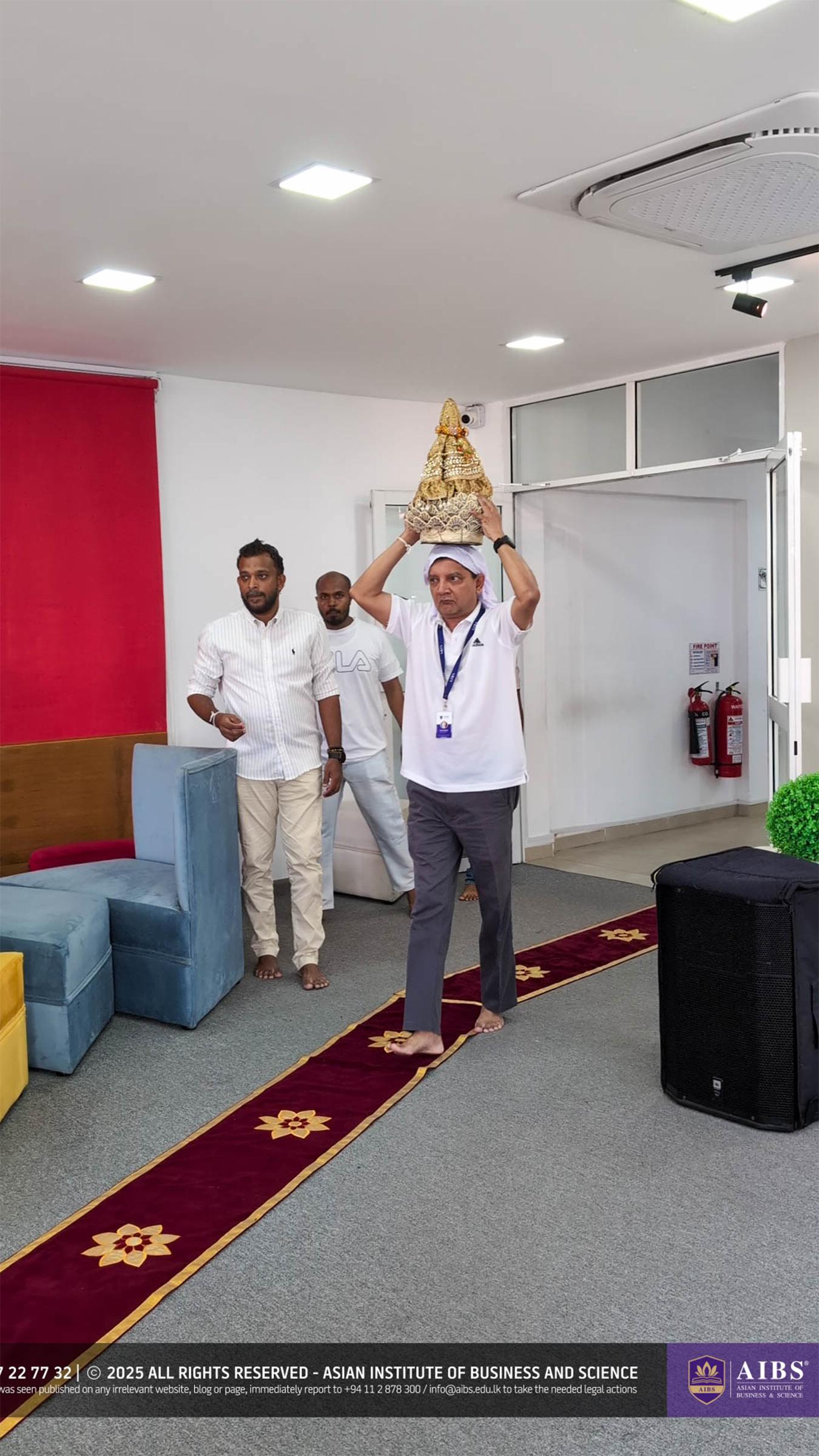 A moment of pure blessings at AIBS